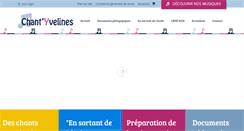 Desktop Screenshot of chantyvelines.net